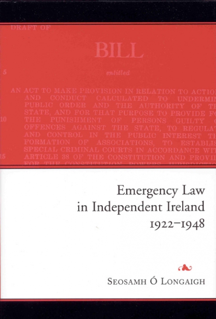 Emergency law in independent Ireland, 1922–1948