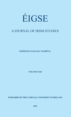 Éigse: A Journal of Irish Studies (2025) 