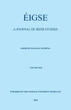 Éigse: A Journal of Irish Studies (2025). Launch