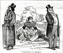 Satire on the delay in responding to the Little Famine