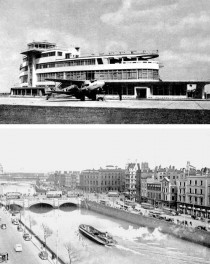 Top: Collinstown Airport | Bottom: Boat on the Liffey